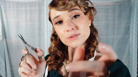 ASMR Bridgerton Seamstress Measures You& Prepares Your Garment for the Ball