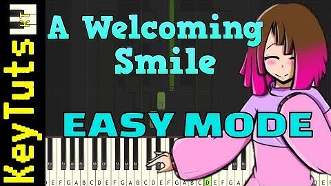 Learn to Play A Welcoming Smile from Glitchtale (Undertale AU) - Easy Mode