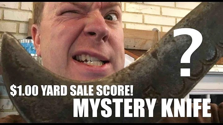 $1 Yard Sale Tool Score- What kind of Knife is this?? (Blacksmith)