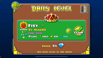 “Fisy” By NukeIIX [1 Coin] | Daily #72 - [2.11] Geometry Dash