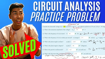 Intro to Circuit Analysis | Ch.9 Sinusoidal Steady-State Analysis | Q1: Consider the sinusoidal v...