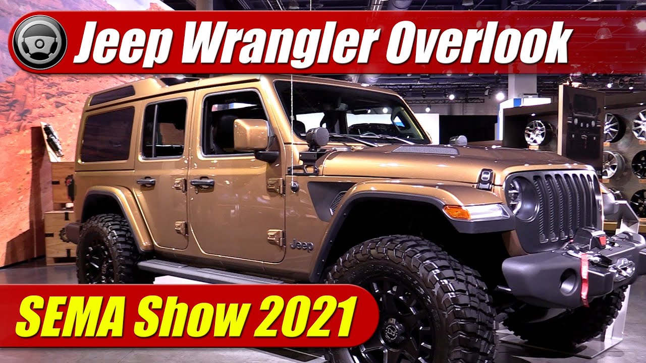 Three-Row Jeep Wrangler Overlook wows SEMA Show - YouTube