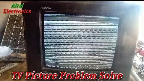 CRT China TV Picture Problem Solve Urdu Hindi Altaf Electronics