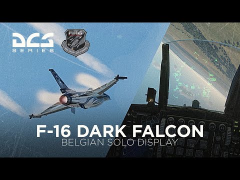 DCS: Dark Falcon "Vador" Belgian Air Force F-16 Solo Display 2020