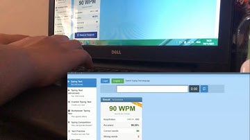 I reached 90 WPM with 98% ACCURACY!  🌝 (10fastfingers)