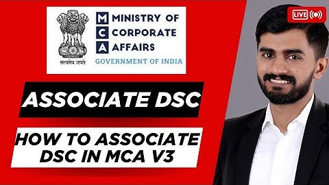How to Associate DSC in MCA V3 Portal | Step by Step Guide (2025)