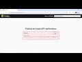 How To Resolve 'Failed To Load API Definition' In ASP.NET #techdotnets #webapi #mvc #video