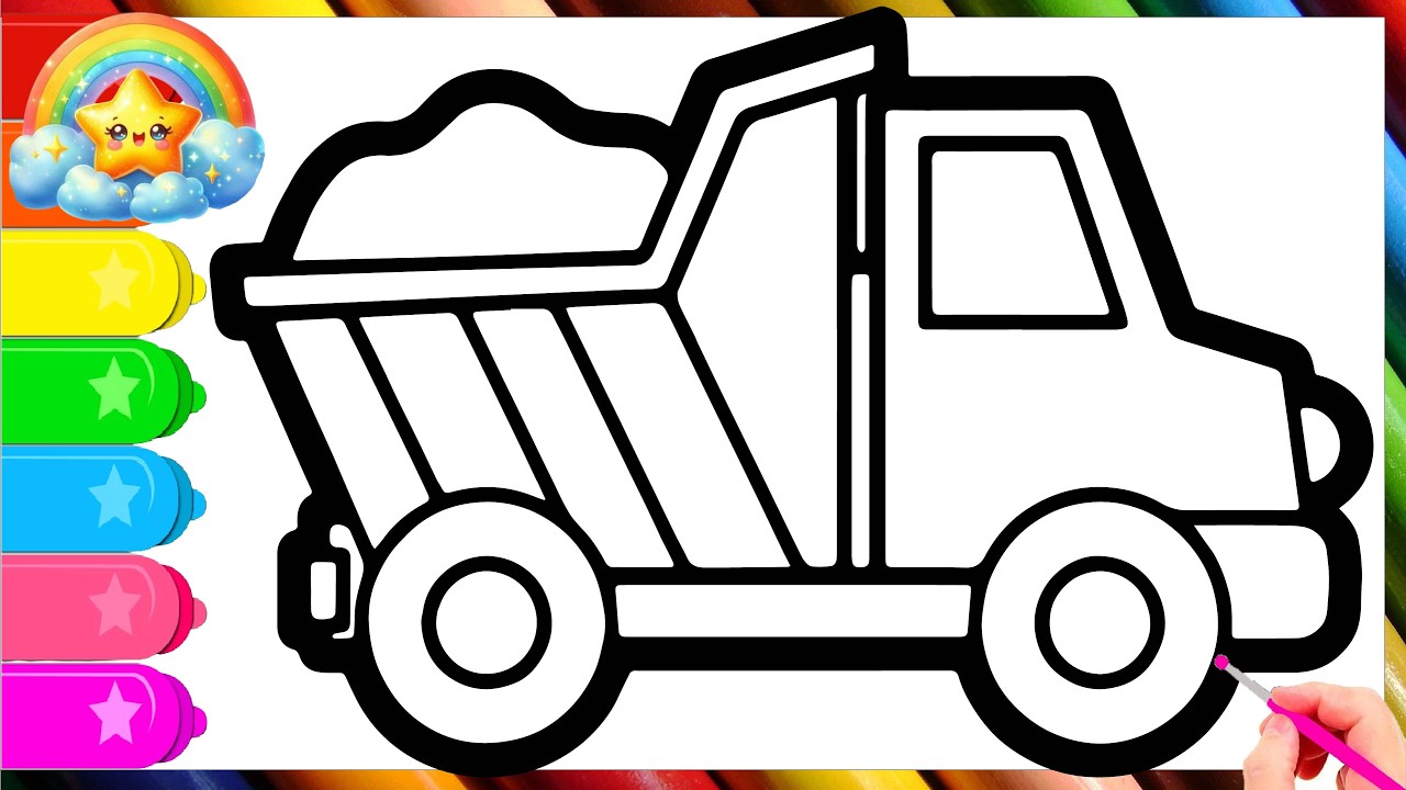 Construction Vehicle Drawing and Painting