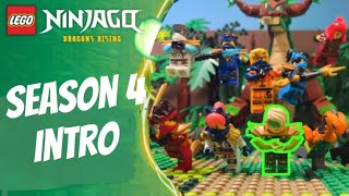 Ninjago Dragons Rising Season 4 Intro Stop Motion Recreation