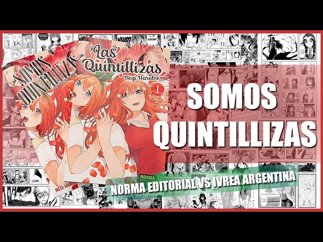 Somos Quintillizas - Go-Toubun no Hanayome (Ivrea Argentina)
