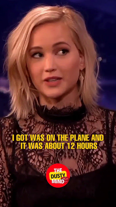 Jennifer Lawrence Was So Excited After Sleeping 😆🤣 #shorts