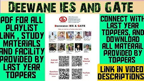 Connect with Gate Toppers Study Material/App/groups/Paper | Access with QR Code | GATE/IES/ISRO/BARC