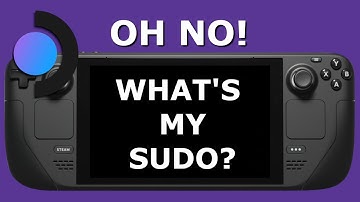 How to Reset your SUDO password on Steam Deck without losing your data