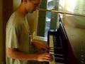 Cory playing a hard piano piece