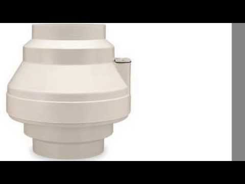 fantech-fr-100-inline-centrifugal-4"-duct-fan-molded-housing-122-cfm