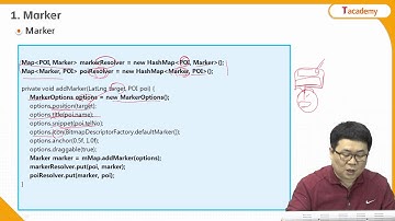 Android Application 프로그래밍 응용 20강 Google Maps 2 | T아카데미