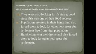 S2 History The Khoikhoi