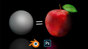 How to modeling apple in blender/Speed ART