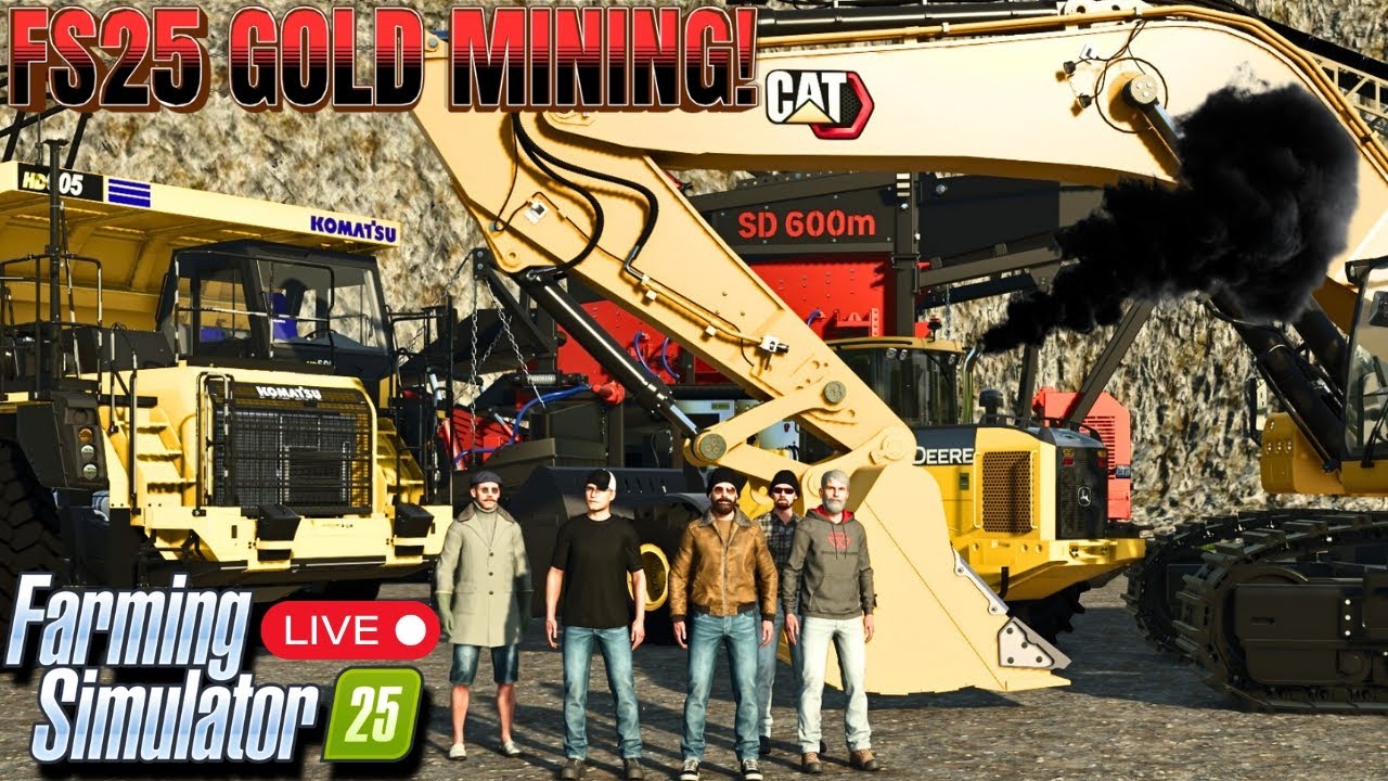 FIRST FS25 GOLD MINING STREAM OF '26 W/THE BOYS!