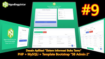 Cara membuat APLIKASI BUKU TAMU dengan PHP + MySQLi | #9 - Export Excel Data Pengunjung