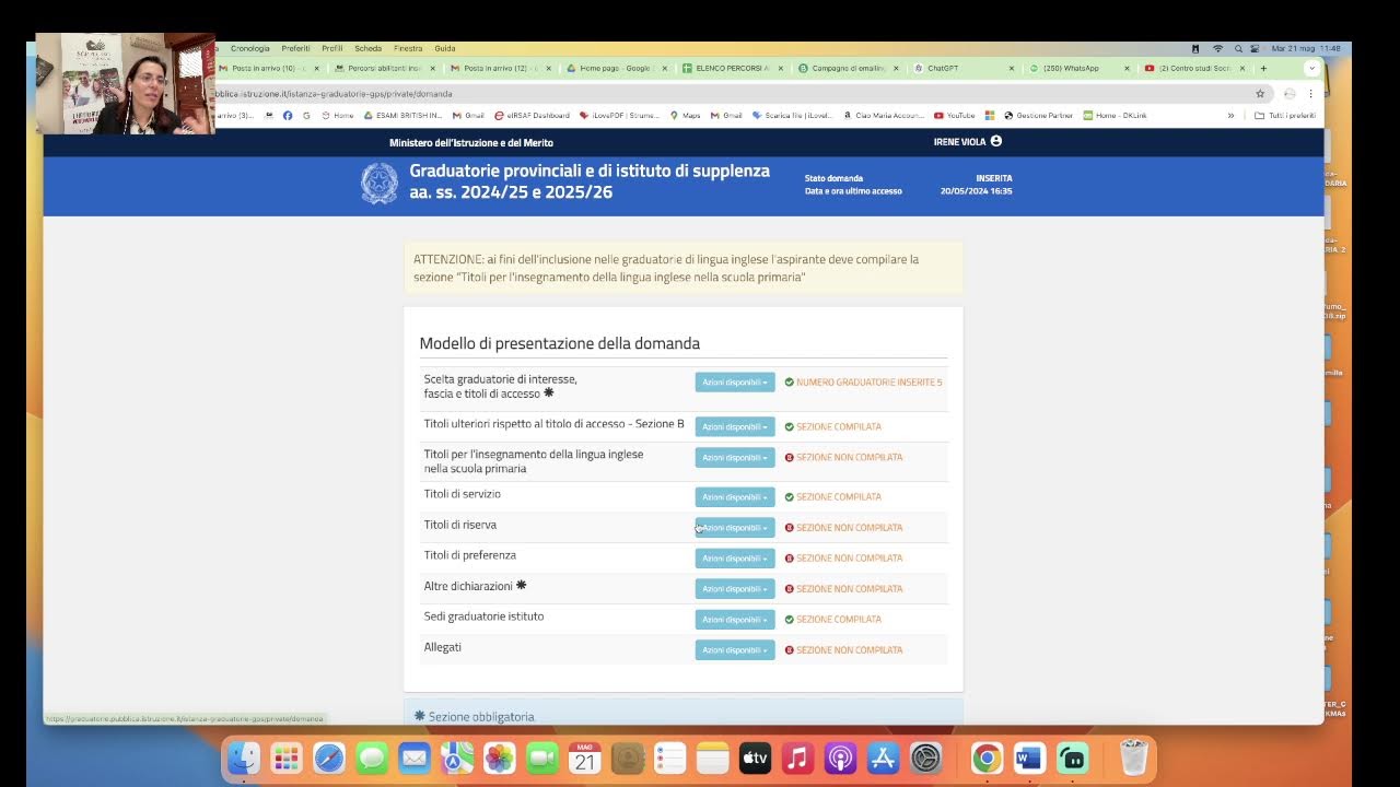 tutorial compilazione domanda GPS