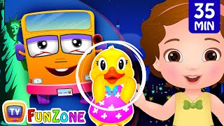 wheels on the bus new york city more chuchu tv funzone nursery rhymes toddler video