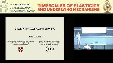 Uncertainty-Based Memory Updating ▸ Mate Lengyel (Cambridge)