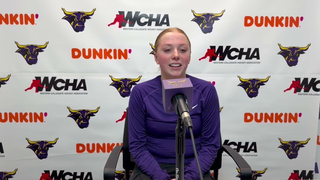 Maverick Women's Hockey | Shari Dickerman and Hailey Hansen Post Game Interview