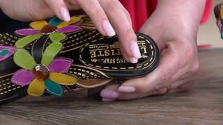 Spring Step L'Artiste Leather Slide Sandals - Medellin on QVC