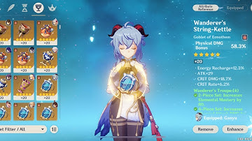 Physical Ganyu machine gun