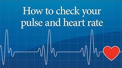How to check your pulse and heart rate
