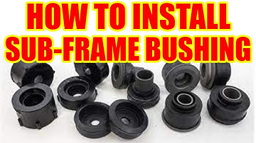 How to INSTALL Sub-Frame Bushings - Pontiac Firebird & Chevy Camaro