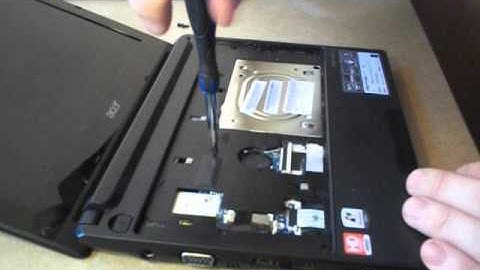 Acer Aspire One 522 PART 1. RAM & HDD change