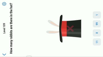 Easy Game Level 109 || How Many Rabbits Are There In The Hat.