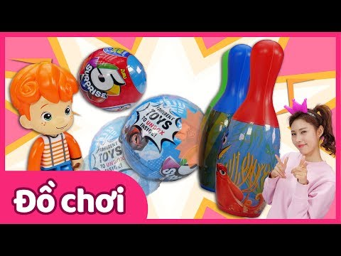 Tìm cá Dory cùng bộ đồ chơi Bowling | Đồ chơi | Trò chơi đóng vai