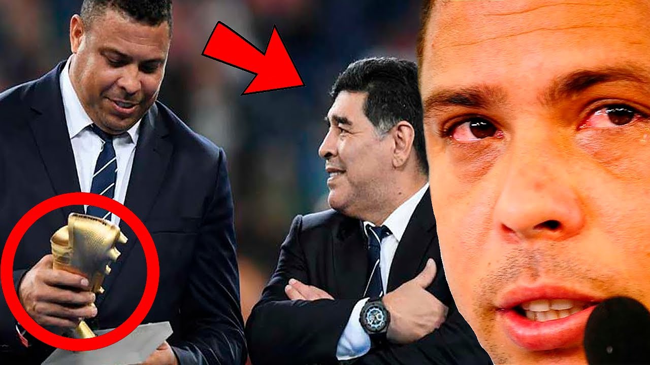 El día que Maradona emocionó a Ronaldo frente al mundo