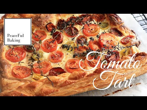 Cherry Tomato Tart | Puff Pastry
