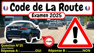 ✅ TEST GRATUIT DU CODE DE LA ROUTE 2025 🚗 #146