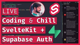 LIVE Coding & Chill: 🔐 SvelteKit AUTH with SUPABASE & Magic 🪄