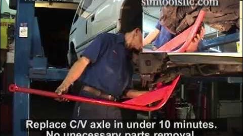 Replace C/V axles with the LCAT6803