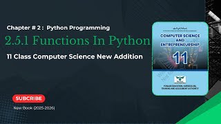 2.5.1 Functions in Python | Chapter# 2 | Class 11 Computer Science  | Class Activity Solution