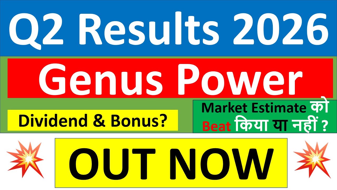 Genus Power Q2 results 2026 | Genus Power results today | Genus Power Share News | Genus Power Share