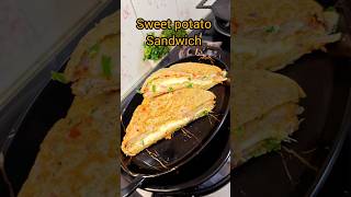 💪💪High Fiber Morning Breakfast | Sweet Potato Sandwich🥪🥪