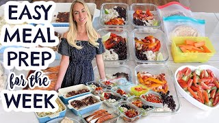 EASY MEAL PLAN + PREP YOUR FAMILY WILL LOVE! A WEEK OF MEALS DONE  | Emily Norris