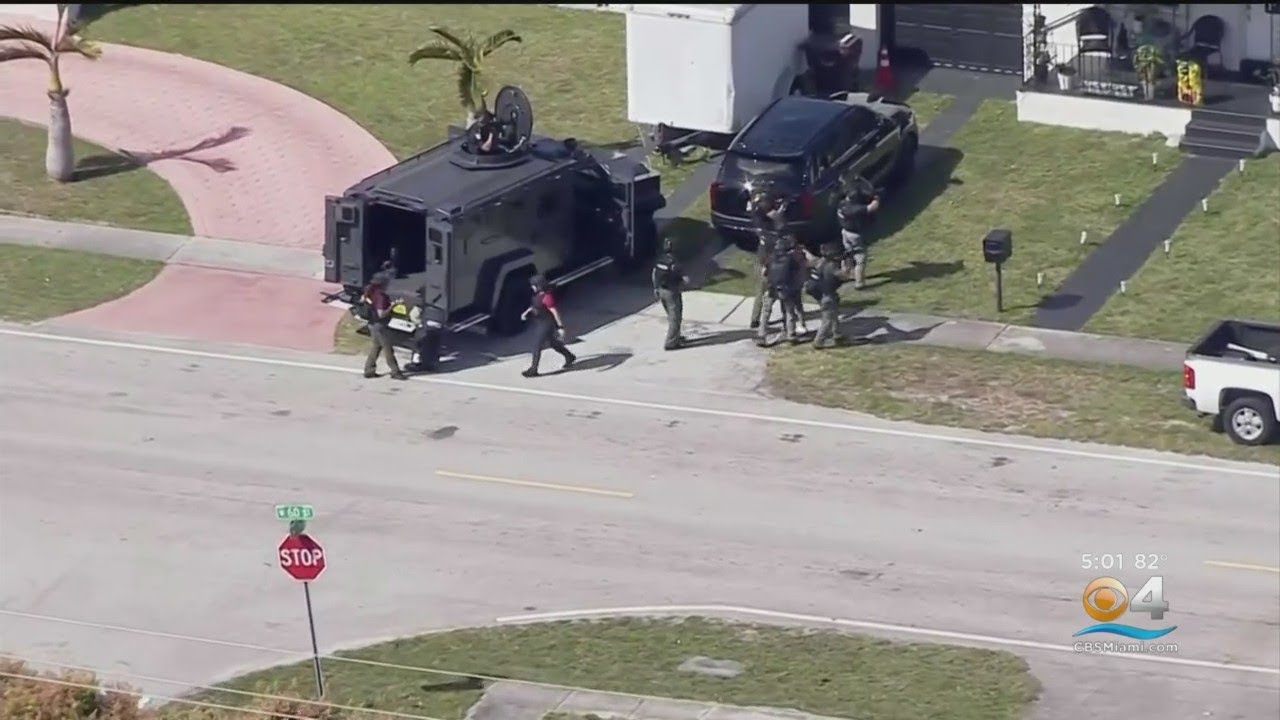 Police pursuit through Hialeah ends in SWAT standoff, man in custody ...
