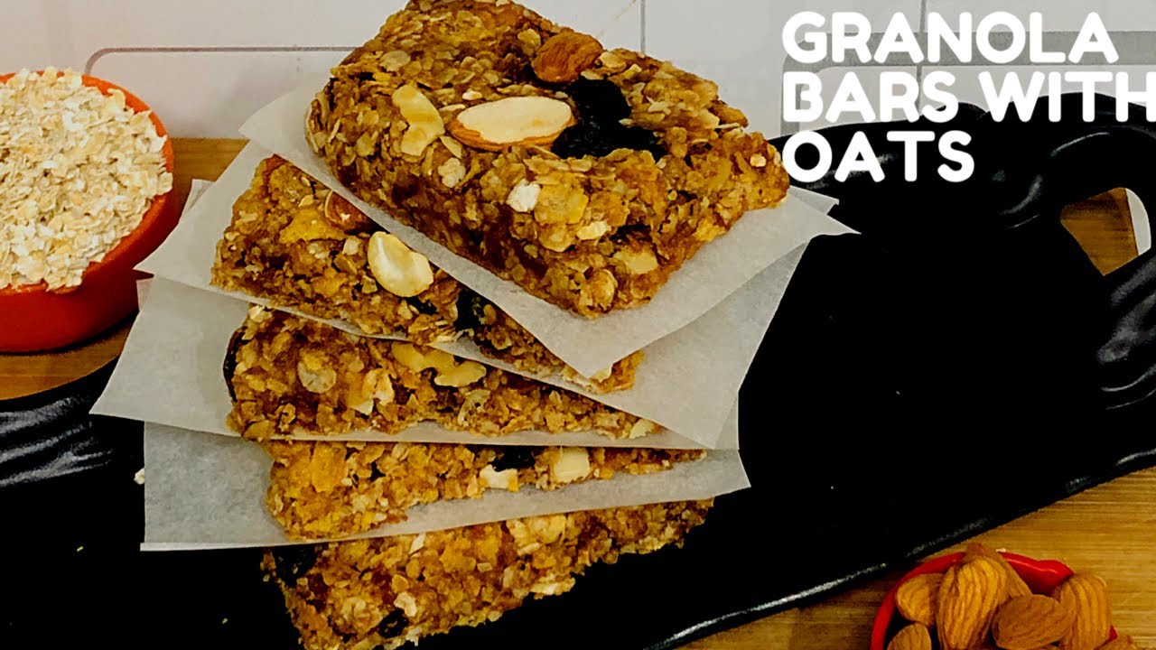 Instant Granola Bars With Oats How to make Granola Energy Bars with