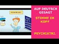 stimmen im kopf, was sagt die psychiatrie dazu