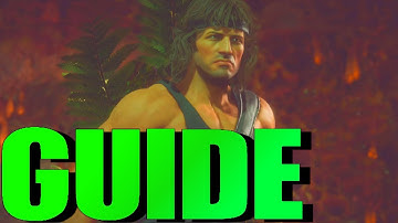 MK11- Rambo COMBOS + Mixups GUIDE! (FUBAR, Commando) Mortal Kombat 11 Custom Variation Combos!