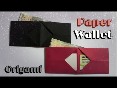 How to make a paper wallet | origami wallet | easy origami idea - YouTube