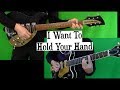 I Want To Hold Your Hand - Lead + Rhythm Guitar Cover - Isolated Rick 325 and Gent